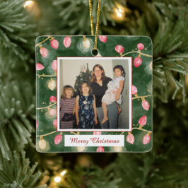 あなたの写真で作るクリスマス セラミックオーナメント