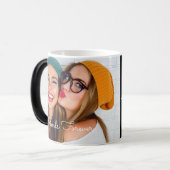 あなたの写真として腕時計は魔法のマグを変形させることで現われます モーフィングマグカップ (正面左)