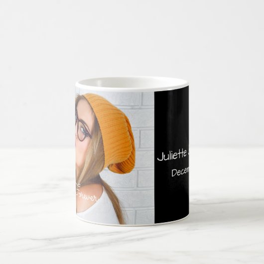 あなたの写真として腕時計は魔法のマグを変形させることで現われます モーフィングマグカップ (中央)