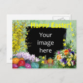 あなたの写真とイースターポストカード シーズンポストカード (正面/裏面)