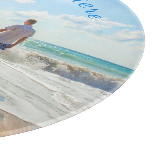 あなたの写真とカスタム文字の切断ボード カッティングボード (角)