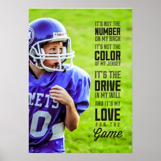 あなたの写真とゲームポスターへの愛 ポスター (正面)