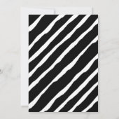 あなたの写真とパーティーハットおもしろい30th誕生日 招待状 (裏面)