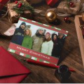 あなたの写真と一緒にメリークリスマスカード シーズンカード