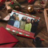 あなたの写真と一緒にメリークリスマスカード シーズンカード