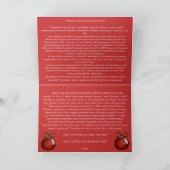 あなたの写真と一緒にメリークリスマスカード シーズンカード (内部)