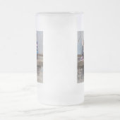 あなたの写真と個人化して下さい フロストグラスビールジョッキ (中央)