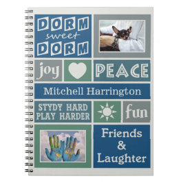 あなたの写真と名前カスタムの部屋のノート ノートブック