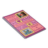 あなたの写真と名前カスタムの部屋のノート ノートブック (右側)