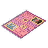 あなたの写真と名前カスタムの部屋のノート ノートブック (左側)