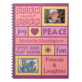 あなたの写真と名前カスタムの部屋のノート ノートブック