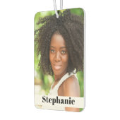 あなたの写真と名前カスタム車の空気フレッシュナー カーエアーフレッシュナー (左)