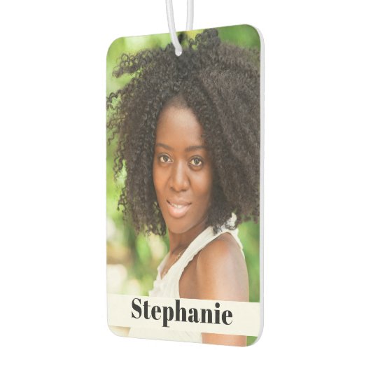 あなたの写真と名前カスタム車の空気フレッシュナー カーエアーフレッシュナー (左)