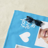 あなたの写真と名前最高のパパビーチタオル ビーチタオル (インサイチュ)