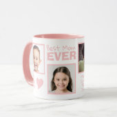 あなたの写真と名前MOM最高のマグ マグカップ (正面左)