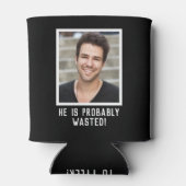 あなたの写真と文字おもしろいカスタム 缶クーラー (裏面)