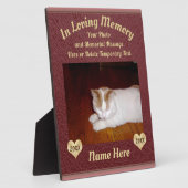 あなたの写真と文字で愛するメモリープラーク フォトプラーク (側面)