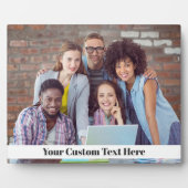 あなたの写真と文字カスタムのプラーク フォトプラーク (正面)