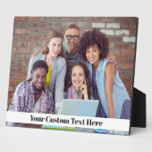 あなたの写真と文字カスタムのプラーク フォトプラーク (側面)