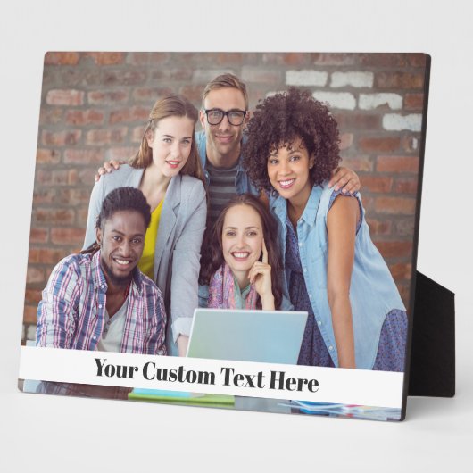 あなたの写真と文字カスタムのプラーク フォトプラーク (側面)