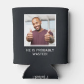 あなたの写真と文字カスタムはクーラー 缶クーラー (裏面)