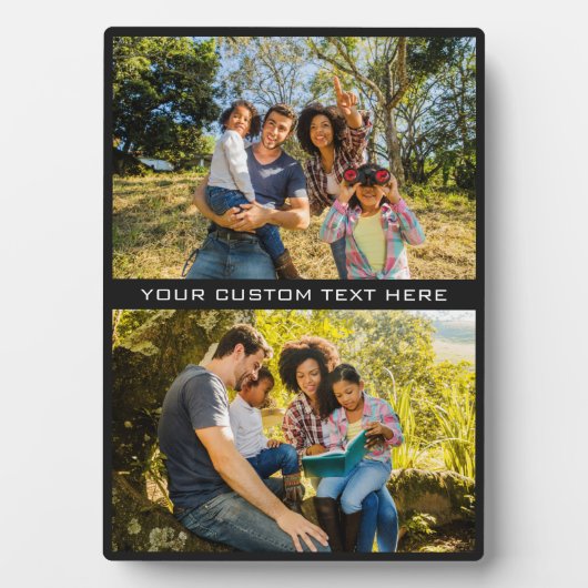 あなたの写真と文字カスタムプラーク フォトプラーク (正面)