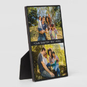 あなたの写真と文字カスタムプラーク フォトプラーク (側面)