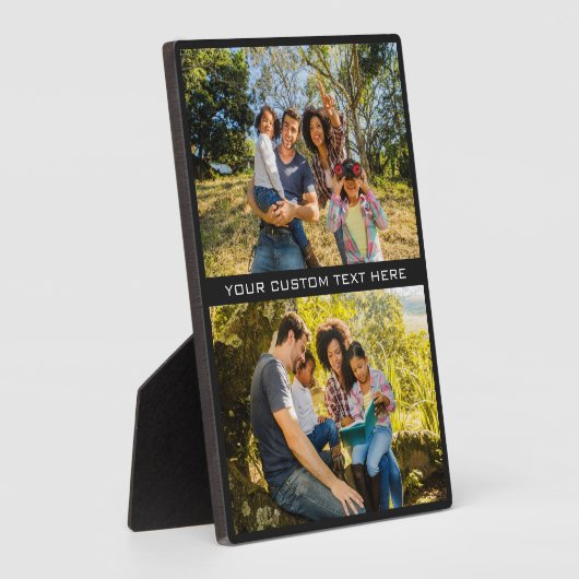 あなたの写真と文字カスタムプラーク フォトプラーク (側面)
