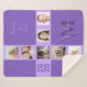 あなたの写真と文字カスタム毛布 シェルパブランケット (正面(横))