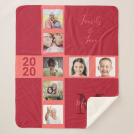あなたの写真と文字カスタム毛布 シェルパブランケット