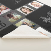 あなたの写真と文字カスタム毛布 シェルパブランケット (3/4)