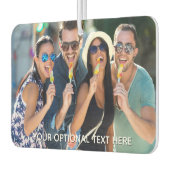 あなたの写真と文字カスタム車の空気フレッシュナー カーエアーフレッシュナー (左)