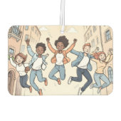 あなたの写真と文字カスタム車の空気新鮮な空気フレー カーエアーフレッシュナー (裏面)