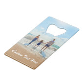 あなたの写真と文字クレジットカードボトルオープナー クレジットカード栓抜き (裏面アングル)