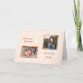 あなたの写真と文字 カード (正面)