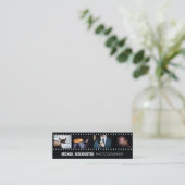 あなたの写真のカスタムなカメラマンの名刺 スキニー名刺 (スタンド正面)