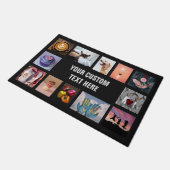 あなたの写真のカスタムなコラージュのテンプレートのドア・マット ドアマット (アングル)