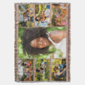 あなたの写真のカスタムな投球毛布 スローブランケット (正面縦)