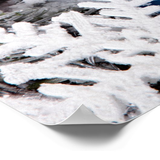 あなたの写真のカスタムクリスマスポスター ポスター (角)