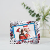あなたの写真のカスタムクリスマスポストカード シーズンポストカード (スタンド正面)