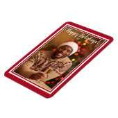 あなたの写真のカスタムクリスマスマグネット マグネット (左側)