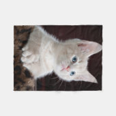 あなたの写真のカスタム フリースブランケット (正面(横))