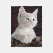 あなたの写真のカスタム フリースブランケット (正面)