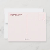 あなたの写真のクリスマスと明るい赤 シーズンカード (裏面)