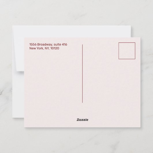 あなたの写真のクリスマスと明るい赤 シーズンカード (裏面)