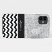 あなたの写真のシェブロンのジグザグ形のiPhone 5の場合を加えて下さい Case-Mate iPhoneケース (裏面(横))