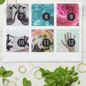 あなたの写真のスタイル12のイメージを生成して下さい キッチンタオル (折り畳み)