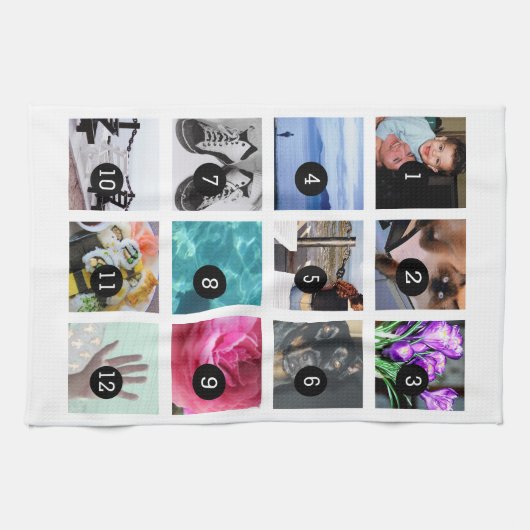 あなたの写真のスタイル12のイメージを生成して下さい キッチンタオル (横)