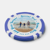 あなたの写真のトランプのポーカーチップとカスタム文字 ポーカーチップ (シングル)