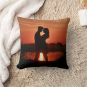 あなたの写真のパーソナライズなクッション クッション (ブランケット)